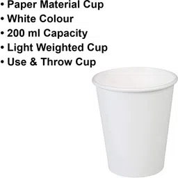 econthings (Pack of 100) Disposable Glass Water/Juice Glass image 3