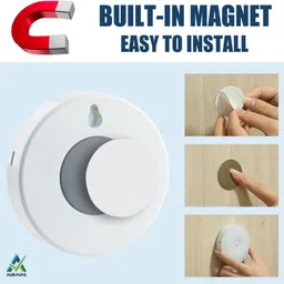 AGRAVAS Motion Sensor LED Night Light with USB Charging & Magnetic Mount (Pack of 2) Motion Sensor Light image 4