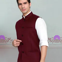 rocksy Solid Men Waistcoat image 4