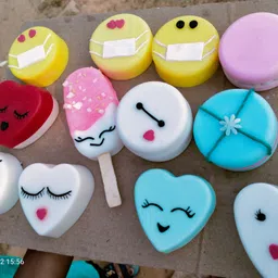 metherb Emoji soap -oap for Kids - Childrens Soap Handmade soap image 5