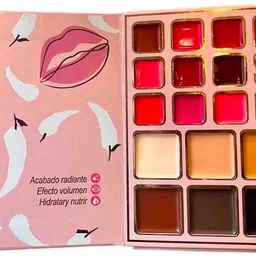 love huda 5 In 1 Makeup Book Palette Eyeshadow Blusher Contour Highlighter Eyebrow image 4