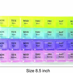 hanshika enterprises 4 weeks HENT 7 Days Medicine Dispenser Pill Box image 3