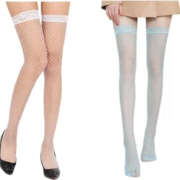neska moda Women Fishnet Stockings image 1