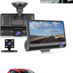 maties 1080P 4 inches LCD car Dash Cam for car security Reverse Assist Camera System Black LCD-picture-16