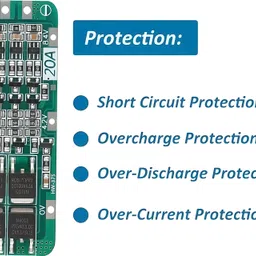 robo ocean BMS 3 Series 20A [Pack of 3] 18650 Lithium Battery Protection Board 11.1V 12V Electronic Components Electronic Hobby Kit image 4