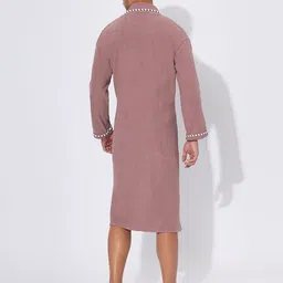 lacylook Wine Free Size Bath Robe image 2