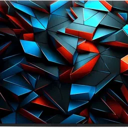 Flipkart SmartBuy Full Body Laptop Skin for Laptops Upto 15.6 Inch - Crimson Shards HD Sticker No Residue Removable Self Adhesive Vinyl Laptop Decal 15.6 image 3