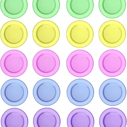 eduway Colourful Transparent Magnet Buttons for Fridge, Magnetic Whiteboard & Craft Use Multipurpose Office Magnets Pack of 50-picture-34