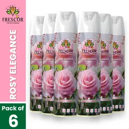 frescor Air Freshner Room Spray Rose Elegance Flavour (Pack of 6) Car Freshener Spray-picture-20