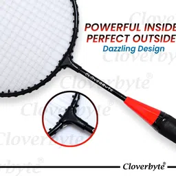 cloverbyte Exotic Kids Badminton Racket Set with 3 Shuttlecock And Cover For Kids Badminton Kit image 4