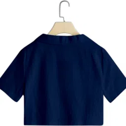 kitket fashion Women Comfort Fit Fit Solid Cut Away Collar Casual Shirt image 2