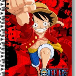 buddytales Luffy A5 Notebook – One Piece Anime Stationery for Students & Fans A5 Notebook Non Ruled 120 Pages-picture-30