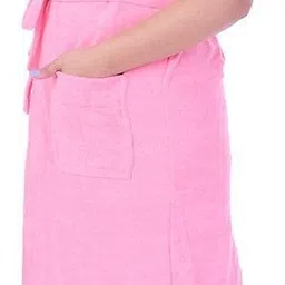 meepo Baby Pink Free Size Bath Robe image 5