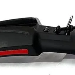 gymisa Bicycle Front & Rear Mudguard with Long Patti Dual Tone, Red Black Full Length Front & Rear Fender image 3