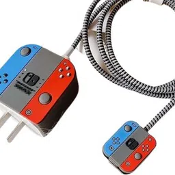 GADGETSBULK GAMING CONSOLE RED_COVER FOR IPHONE CHARGER 18W&20W CASE&COVER. Cable Protector image 5