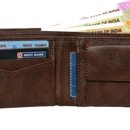 provogue Men Casual, Trendy, Evening/Party Brown Artificial Leather Wallet image 2