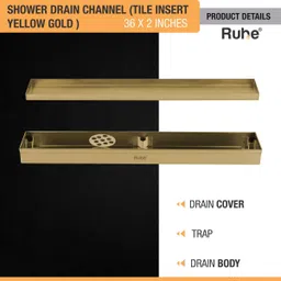 ruhe Floor Stainless Steel Push Down Strainer image 4