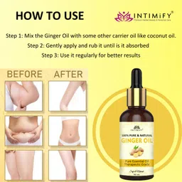 intimify Belly Fat Burner Oil Fat loss Ginger Oil For Men & Women image 4