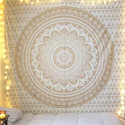dravy handicrafts Boho Bohemian Mandala Wall Hanging Home Decoration Tapestry image 4