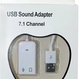 AlexVyan New 7.1 Channel USB External Sound Card Audio Adapter With Mic - Compatible With Windows XP/ME/Vista/2000/Windows 7/Windows 8/Server 2003/Linux/Mac-OS- Plug and Play Compatibility - Supports Virtual 3D Sound - Turn your Front USB Port of Desktop into Audio Input and Mic White-7.1-6 Sound Card-picture-22