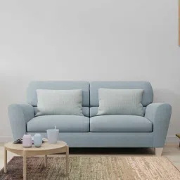 Beige & Brown Abstract Polyester 6 x 9 Feet Machine Made Carpet-image-55