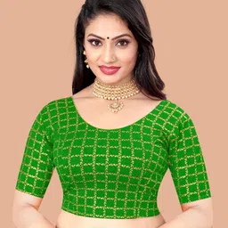 rang rangoli Round Neck Women Blouse-picture-10