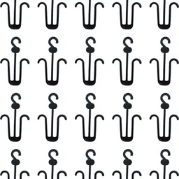 gtb lite Black W Shape Shoe,Slipper Stand Hanger Hook Multipurpose Footwear Organizer Hook 20-picture-27