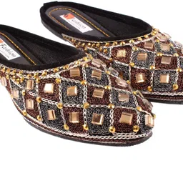 shahi ustad Jaipuri Ethnic Mojari Bellies For Women image 2