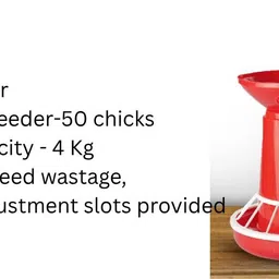 tm&w Hanging Poultry 4kg Feeder, chicken duck 2 PCS Hopper Bird Feeder image 5