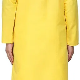 vibhuti Men Solid Cotton Blend Straight Kurta image 2