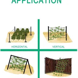 wne jaliwale Plant Climbing net & Plant Trellis Netting Creeper Net - 5feet x 5feet Hiking Net image 3