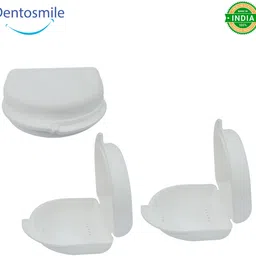 dentosmile Dental Orthodontic Retainer/Aligner Case/Box/Mouth Guard In White Colour (3) Teeth Whitening Kit image 5