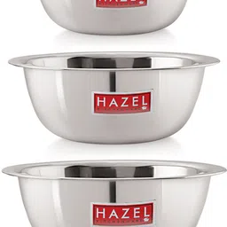 Stainless Steel Mixing Bowl Steel Mixing Bowl For Cake Batter Big Size For Baking 1500 ml to 2730 ml-image-87
