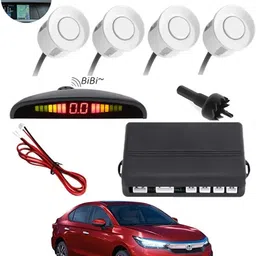 peeps store Universal 4 White Reverse Parking Sensor-AP25A610 Universal 4 White Reverse Parking Sensor-AP25A610 Parking Sensor-picture-11