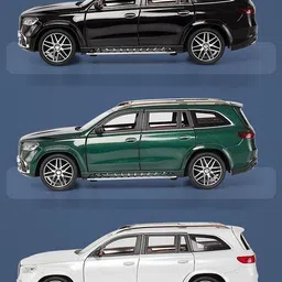 venimall Scale Mercedes Benz GLS63 Maybach Car Model Large with 6 Openable Doors-picture-19