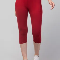 hirrux SBT-002 Women Maroon Capri image 1