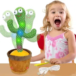 shinetoy TikTok Talking Cactus Dancing Plush Toy 120 Songs Talking Dancing Cactus Toy image 2