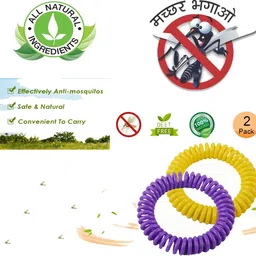 leevme Eva Mosquito Repellent Bracelets for 20 Days Use, Resealable, Waterproof Wrist Bands for Adults and Kids- 100% Natural_ Pack of 2 Bands image 5