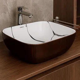 OMZON Ceramic Premium Designer Table Top Wash Basin (10x14x5 Inch) 2601-DOVEL Table Top Basin-picture-14
