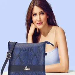 lavie Blue Women Sling Bag Python Slim Sling Bag image 3