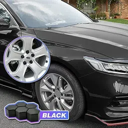 jmd global sales 20pcs Black 17MM car Wheel Nuts Bolts Cover dust Protective Screw Cap Cover Wheel Studs image 4