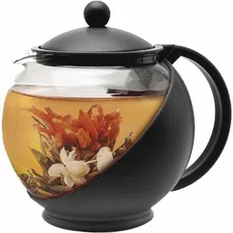 Pack of 1 Glass Half Moon Teapot with Infuser, Glass Tea Pot with Infuser-image-66