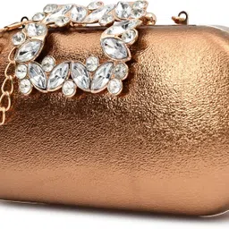 for the beautiful you Party, Casual Tan Clutch image 4