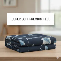 morado Woolen Double Flat 120 TC Printed Bedsheet image 4