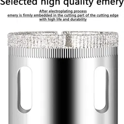 metrotools 5 Pcs Diamond Glass Hole Saw Drill Bit Set 20mm/25mm/30mm/35mm/45mm Wet Cutting Ceramic, Porcelain Tiles, Glass, Fish Tanks, Marble,etc image 2