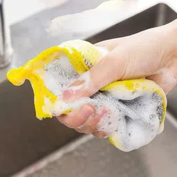 hakily 2-in-1 Dishwashing Scrub & Sponge for Kitchen Scrub Sponge image 2