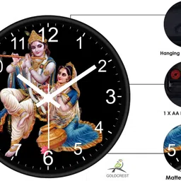 goldcrest Analog 25 cm X 25 cm Wall Clock image 2