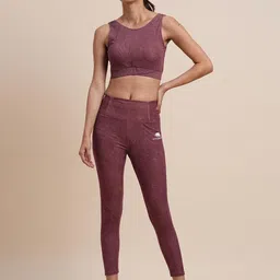 vitawolf Printed Women Maroon Tights image 5