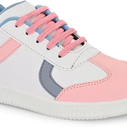 planet walk Lightweight & Comfortable Casual Lace-Up Sneakers For Women image 3