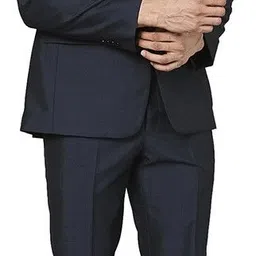 park avenue Men Suit Solid Suit image 3